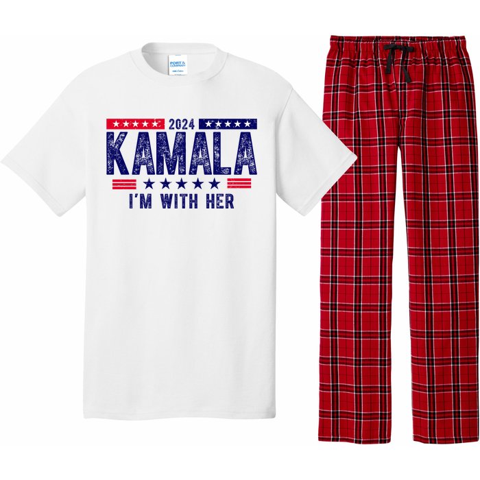 Kamala Im With Her 2024 Vintage Political Pajama Set