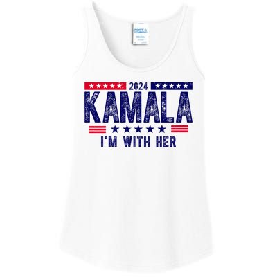 Kamala Im With Her 2024 Vintage Political Ladies Essential Tank