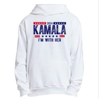 Kamala Im With Her 2024 Vintage Political Urban Pullover Hoodie