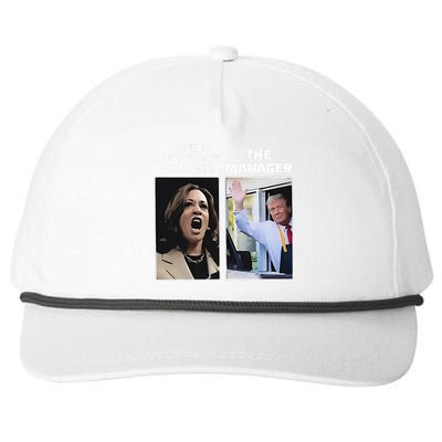 Kamala I Want To Speak To The Manager Trump Mcdonalds Snapback Five-Panel Rope Hat