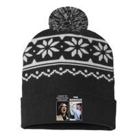 Kamala I Want To Speak To The Manager Trump Mcdonalds USA-Made Snowflake Beanie