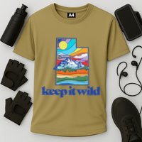 Keep It Wild Utah Vintage Nature Cooling Performance Crew T-Shirt