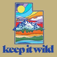 Keep It Wild Utah Vintage Nature Cooling Performance Crew T-Shirt