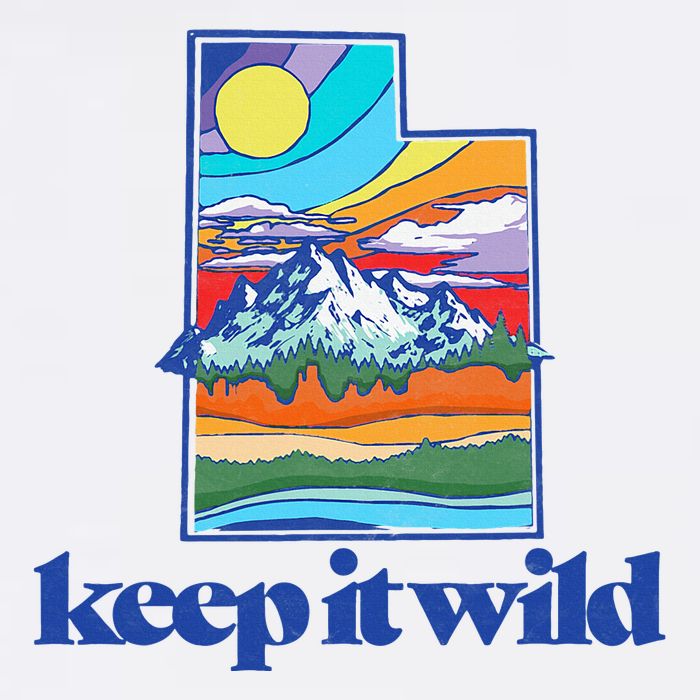 Keep It Wild Utah Vintage Nature Visor
