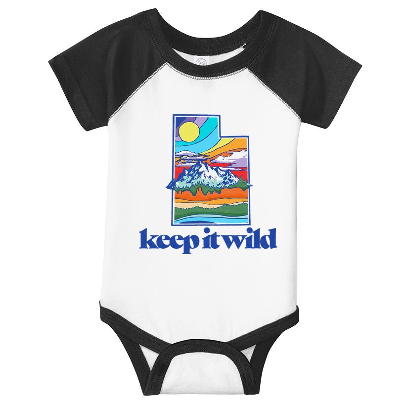 Keep It Wild Utah Vintage Nature Infant Baby Jersey Bodysuit
