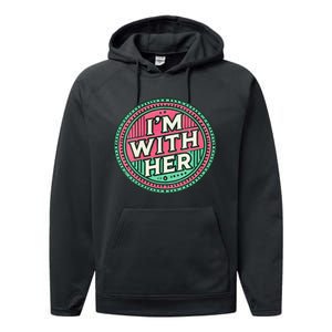 Kamala Im With Her Performance Fleece Hoodie