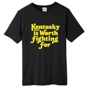 Kentucky Is Worth Fighting For 2024 Tall Fusion ChromaSoft Performance T-Shirt