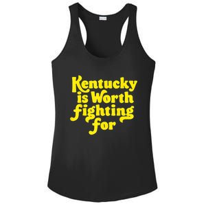 Kentucky Is Worth Fighting For 2024 Ladies PosiCharge Competitor Racerback Tank