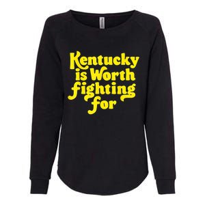 Kentucky Is Worth Fighting For 2024 Womens California Wash Sweatshirt