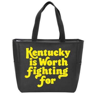 Kentucky Is Worth Fighting For 2024 Zip Tote Bag