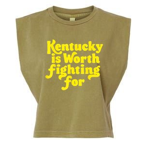 Kentucky Is Worth Fighting For 2024 Garment-Dyed Women's Muscle Tee