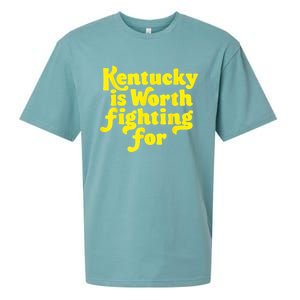 Kentucky Is Worth Fighting For 2024 Sueded Cloud Jersey T-Shirt