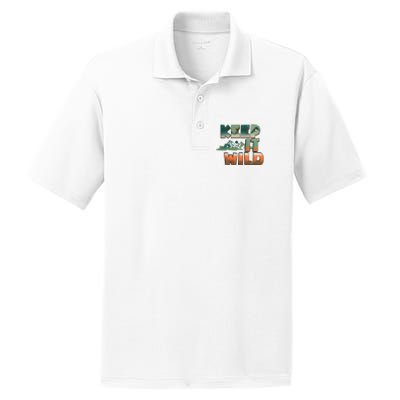 Keep It Wild Camping Hiking Gift PosiCharge RacerMesh Polo