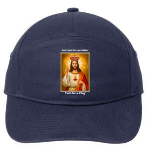 King Jesus 2024 7-Panel Snapback Hat