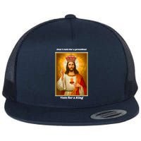 King Jesus 2024 Flat Bill Trucker Hat