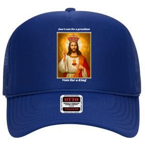 King Jesus 2024 High Crown Mesh Back Trucker Hat