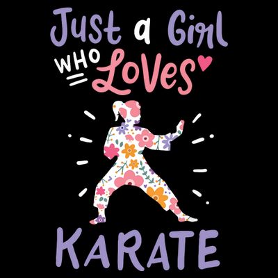 Karate Just A Girl Who Loves Karate Gift T-Shirt