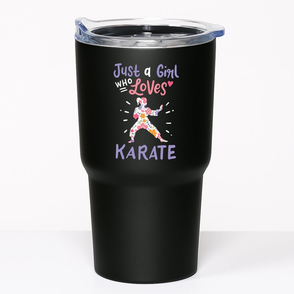 Karate Just A Girl Who Loves Karate Gift Tumbler