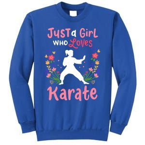 Karate Just A Who Loves Karate Gift Sweatshirt