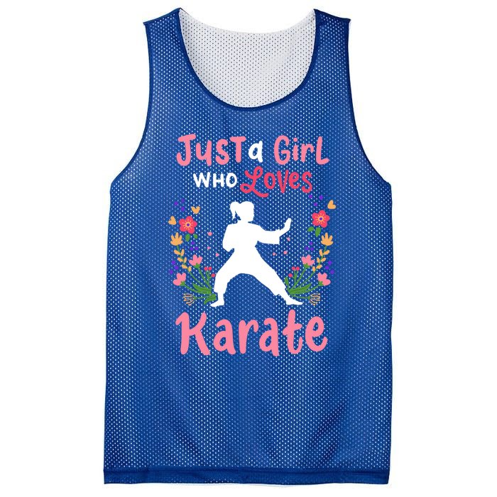 Karate Just A Who Loves Karate Gift Mesh Reversible Basketball Jersey Tank