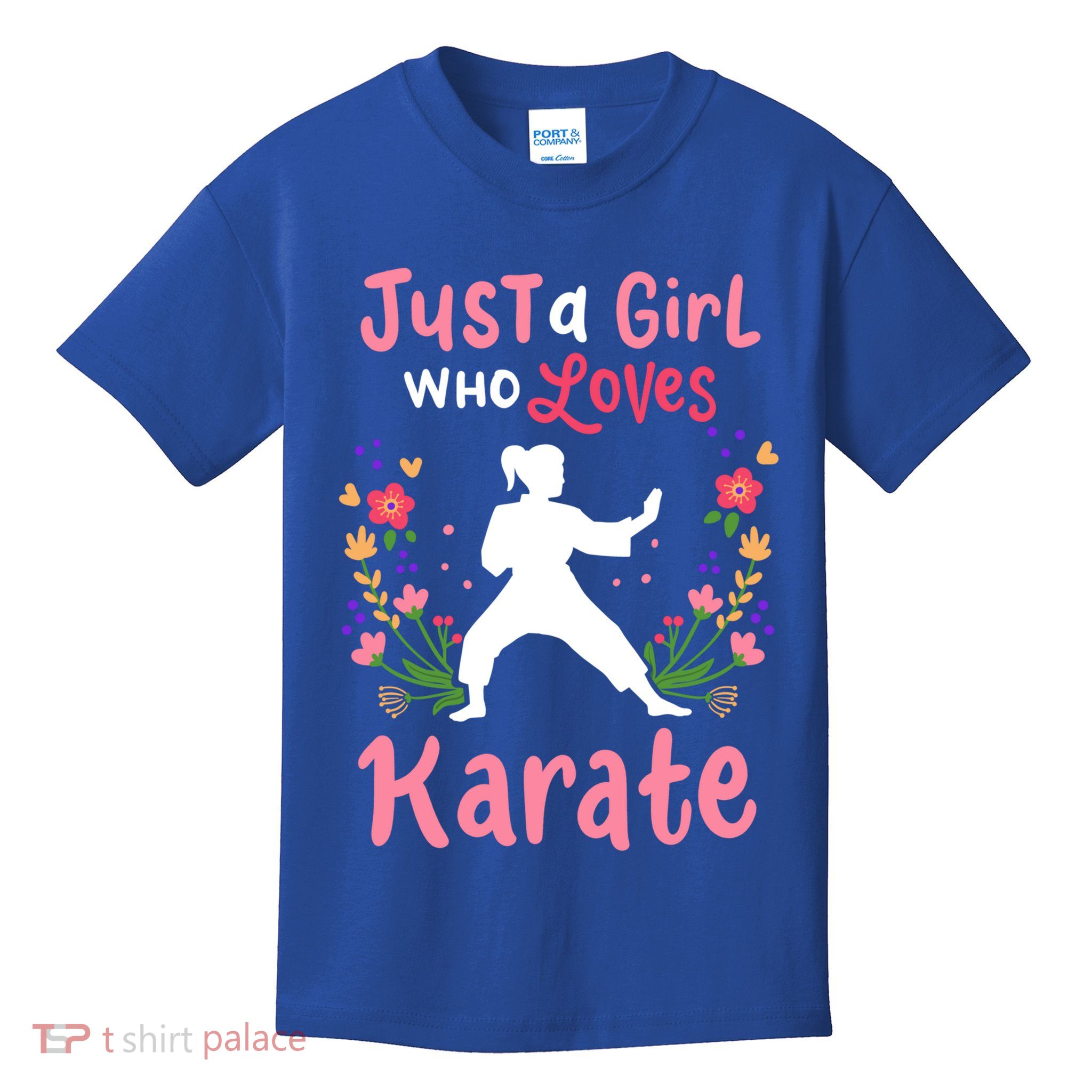 Karate Just A Who Loves Karate Gift Kids T-Shirt