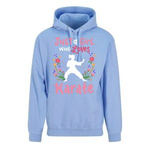 Karate Just A Who Loves Karate Gift Unisex Surf Hoodie