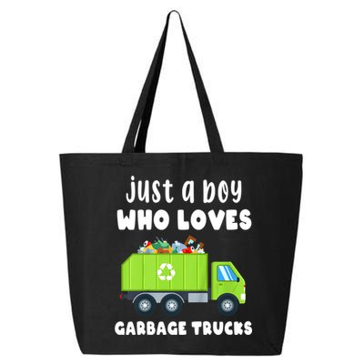 Kids Just A Boy Who Loves Garbage Trucks 25L Jumbo Tote