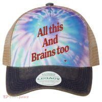 Kristin Jones All This And Brains Too Legacy Tie Dye Trucker Hat