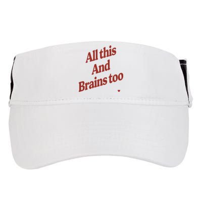 Kristin Jones All This And Brains Too Adult Drive Performance Visor