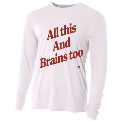 Kristin Jones All This And Brains Too Cooling Performance Long Sleeve Crew