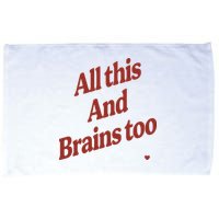 Kristin Jones All This And Brains Too Microfiber Hand Towel