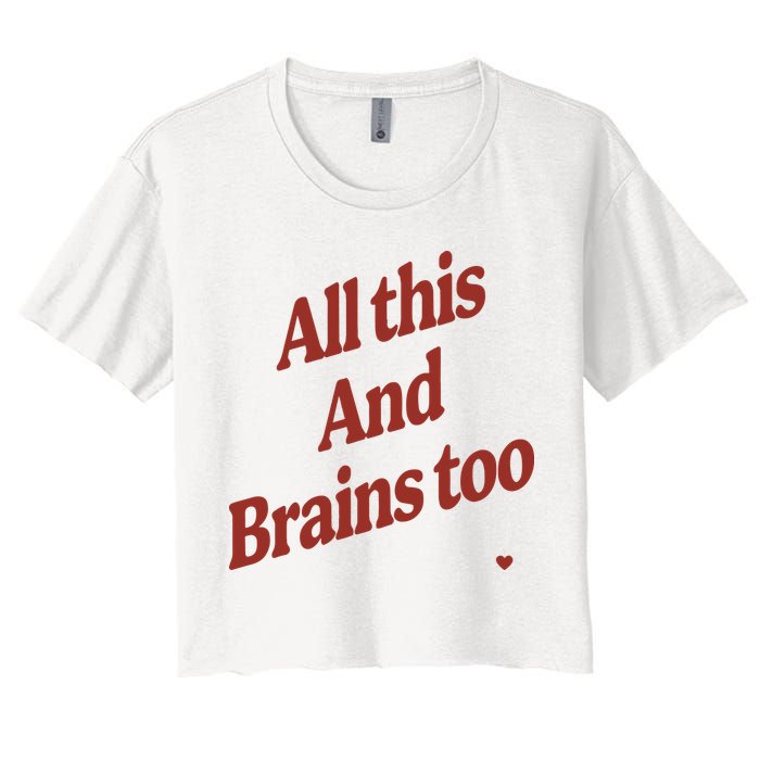 Kristin Jones All This And Brains Too Crop Top