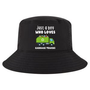 Kids Just A Boy Who Loves Garbage Trucks Cool Comfort Performance Bucket Hat