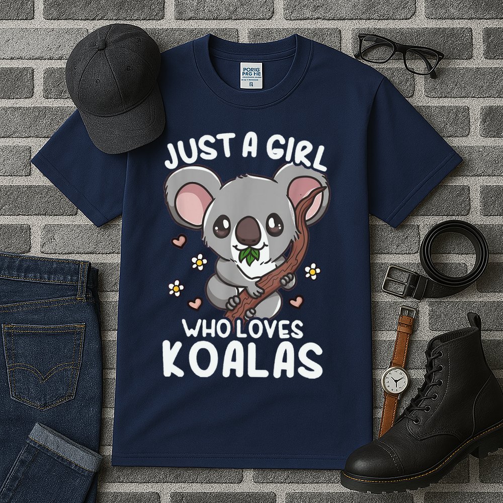 Koala Just A Girl Who Loves Koalas Tall T-Shirt