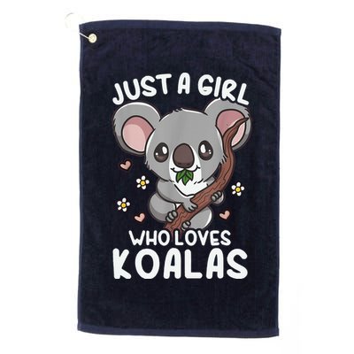 Koala Just A Girl Who Loves Koalas Golf Towel