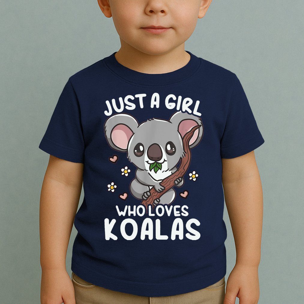 Koala Just A Girl Who Loves Koalas Toddler T-Shirt