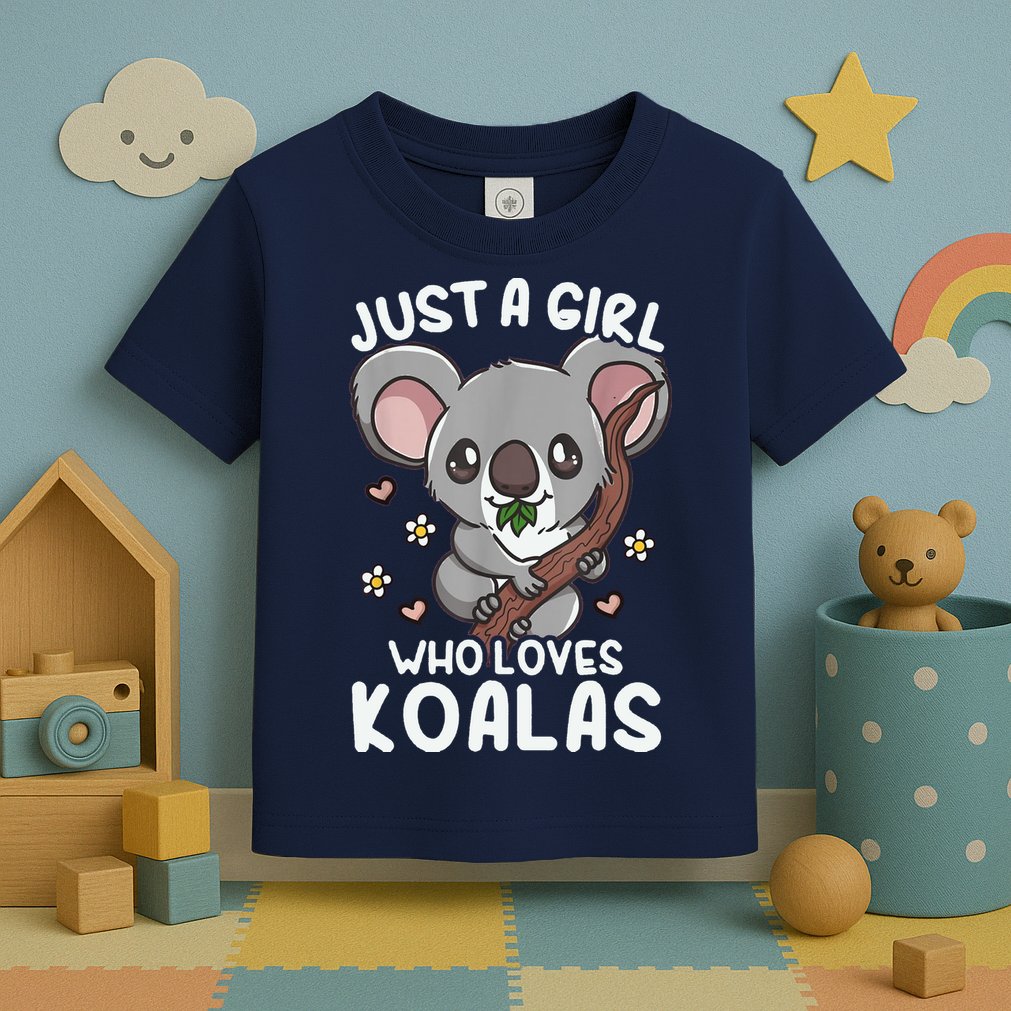 Koala Just A Girl Who Loves Koalas Toddler T-Shirt