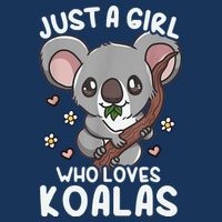 Koala Just A Girl Who Loves Koalas Toddler T-Shirt