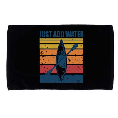 Kayak Just Add Water Funny Kayaking Microfiber Hand Towel