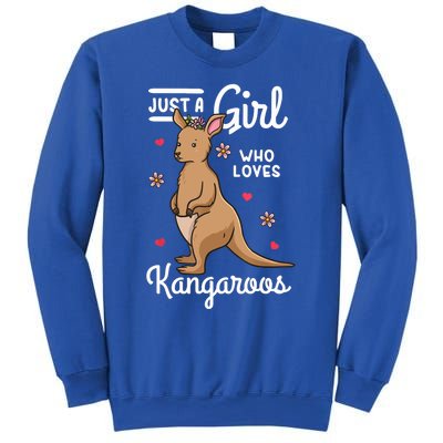 Kangaroo Just A Girl Who Loves Kangaroos Gift Sweatshirt