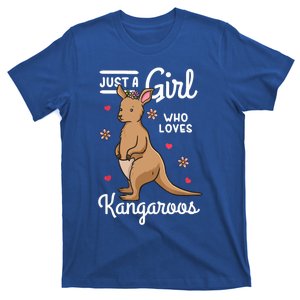 Kangaroo Just A Girl Who Loves Kangaroos Gift T-Shirt