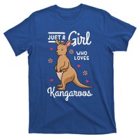 Kangaroo Just A Girl Who Loves Kangaroos Gift T-Shirt