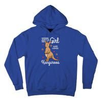 Kangaroo Just A Girl Who Loves Kangaroos Gift Tall Hoodie