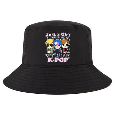 Kpop Just A Girl Who Loves Kpop Korean Pop Band Cool Comfort Performance Bucket Hat