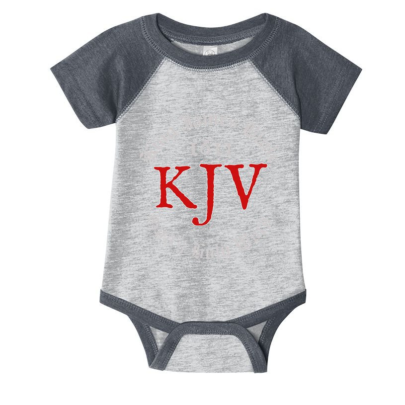 King James Bible 1611 Version GodS Holy Word Kjv Christian Infant Baby Jersey Bodysuit