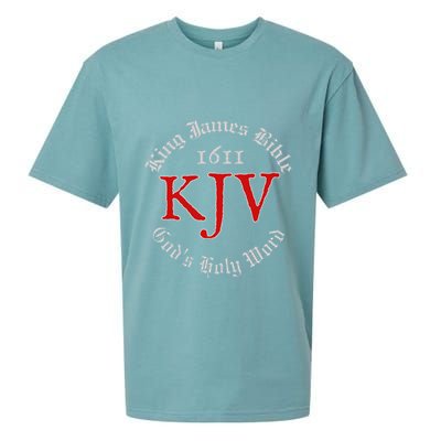 King James Bible 1611 Version GodS Holy Word Kjv Christian Sueded Cloud Jersey T-Shirt