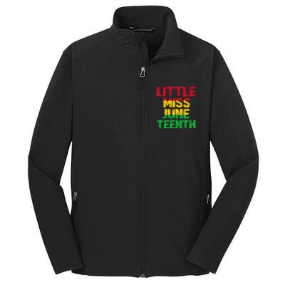 Kids Juneteenth Black Black Meaningful Gift Core Soft Shell Jacket