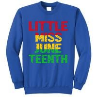 Kids Juneteenth Black Black Meaningful Gift Sweatshirt