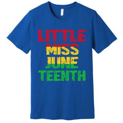 Kids Juneteenth Black Black Meaningful Gift Premium T-Shirt