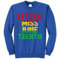 Kids Juneteenth Black Black Meaningful Gift Tall Sweatshirt